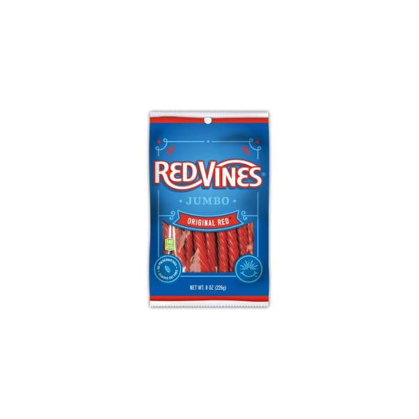Red Vines Jumbo Twists Original Red 8 Oz., PK12